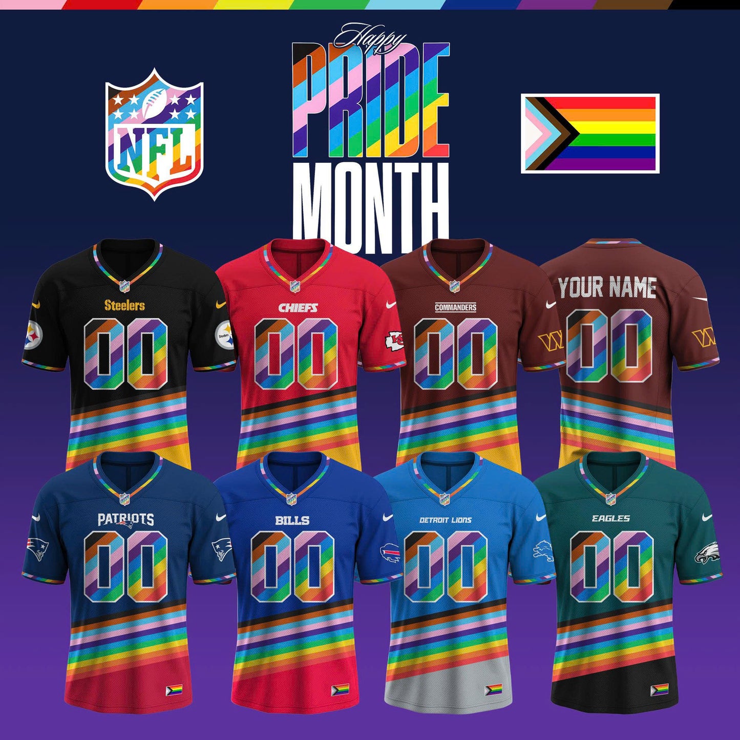 Football Fullteam x 🏳️🌈 Happy Pride Month Jersey Limited Edition