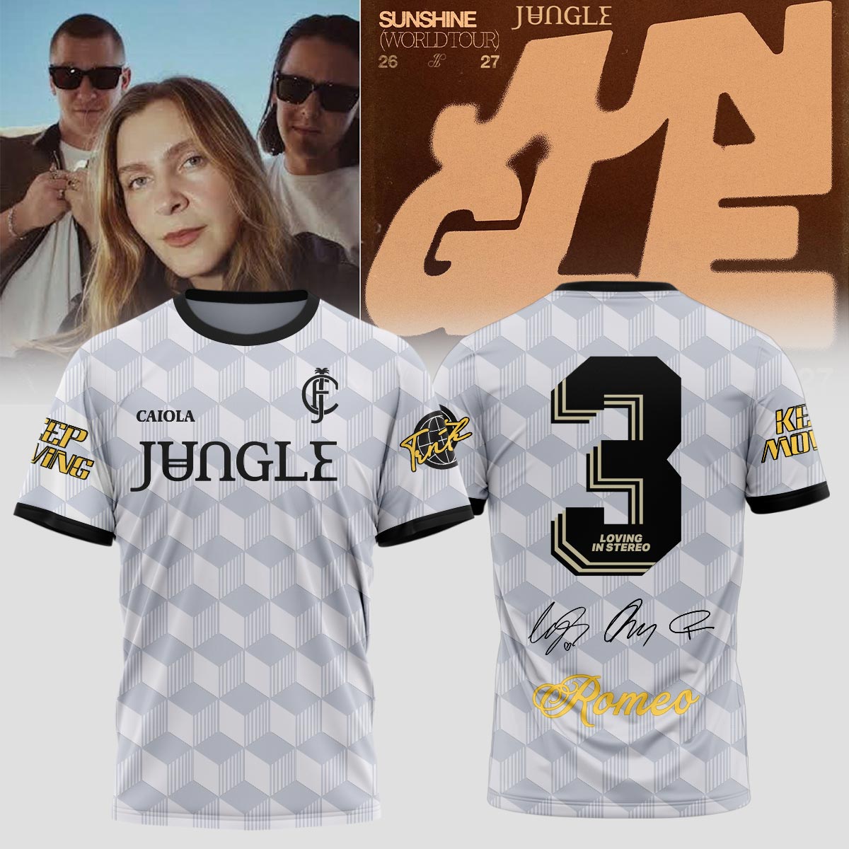 ,,,Jungle – Sunshine World Tour 2026/27 Limited Edition Signature – Jersey (Custom Number)