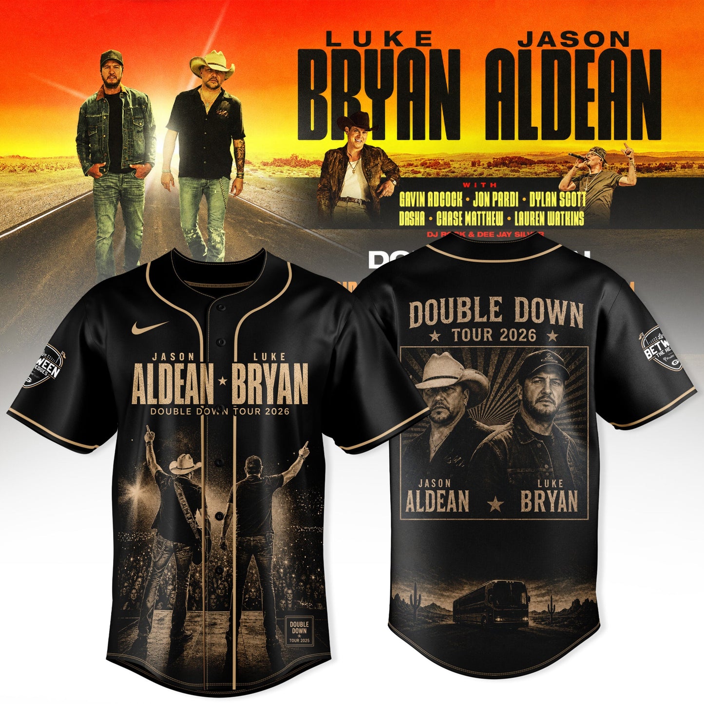 Double Down Tour 2026 – Desert Highway Collection Jersey