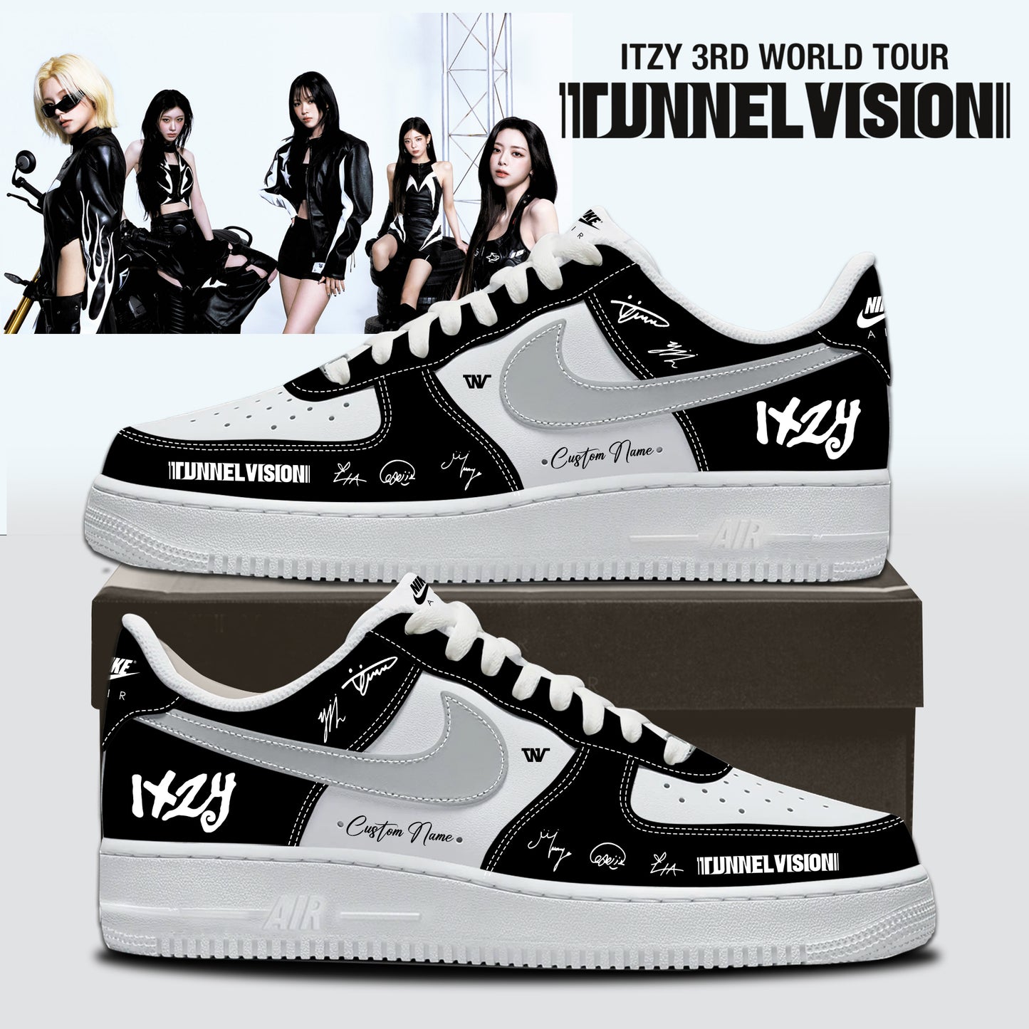 ,,,ITZY “Tunnel Vision” World Tour 2026 Limited Edition Signature – Shoes 1-3