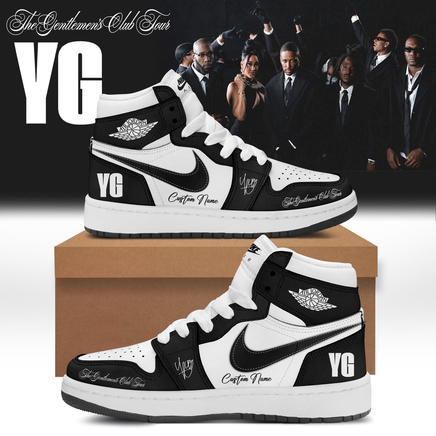 ,,.YG – “The Gentlemen’s Club” . Limited Edition Signature Shoes