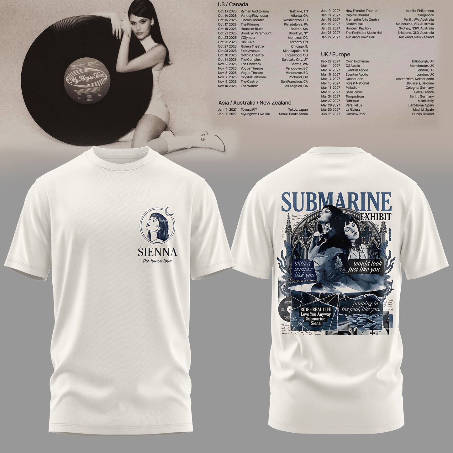Sienna Spiro – My House Tour T-shirt