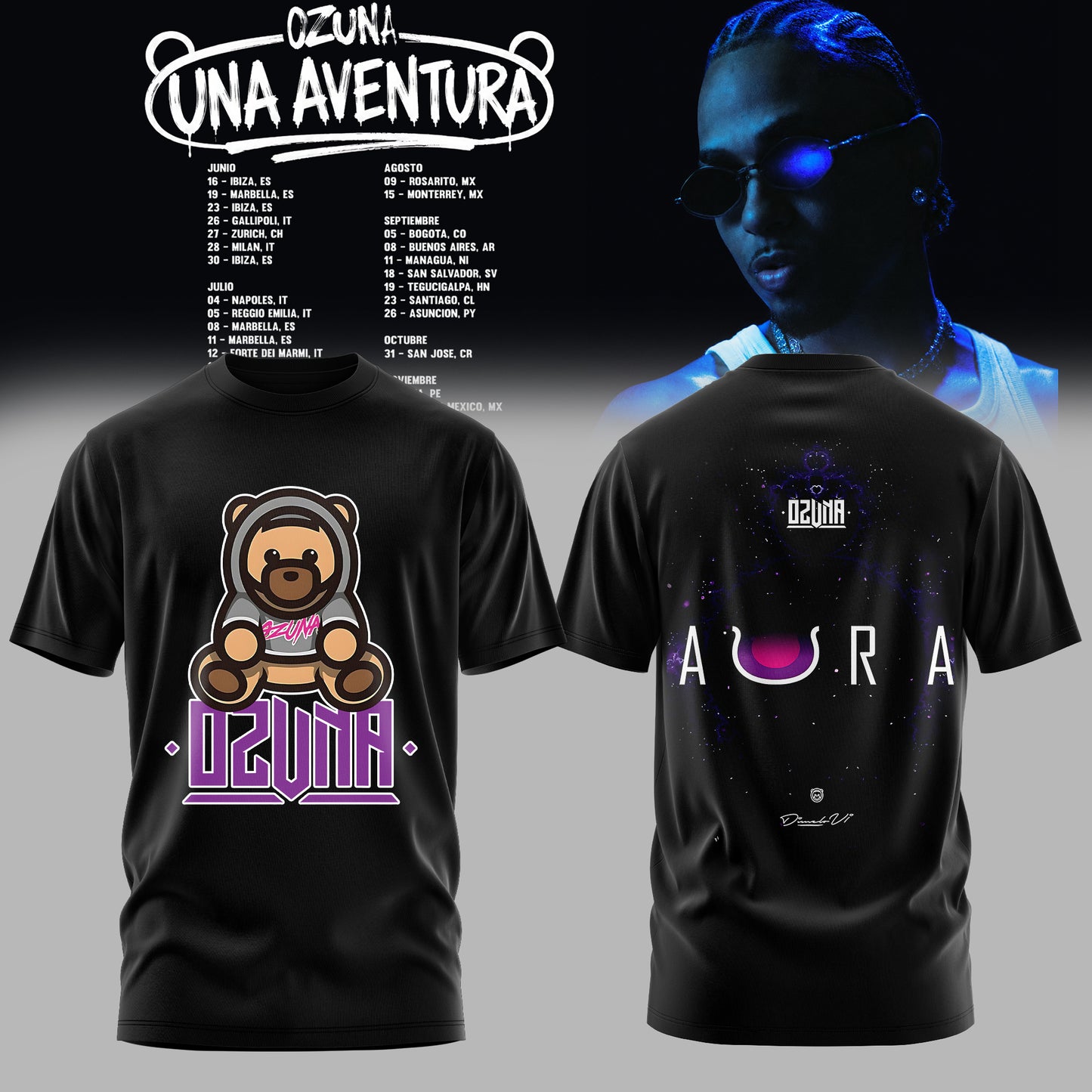 OZUNA – UNA AVENTURA WORLD TOUR COLLECTION T-SHIRT