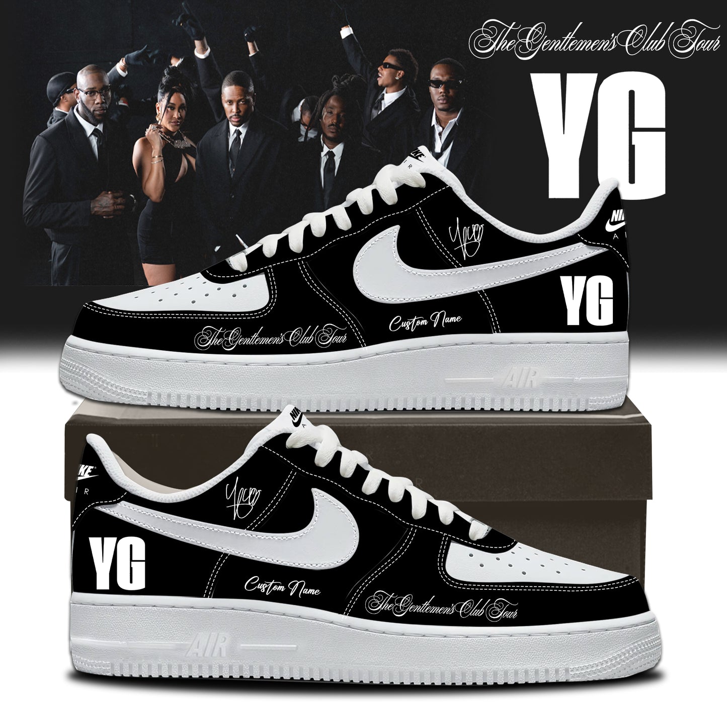 ,,.YG – “The Gentlemen’s Club” . Limited Edition Signature Shoes 1