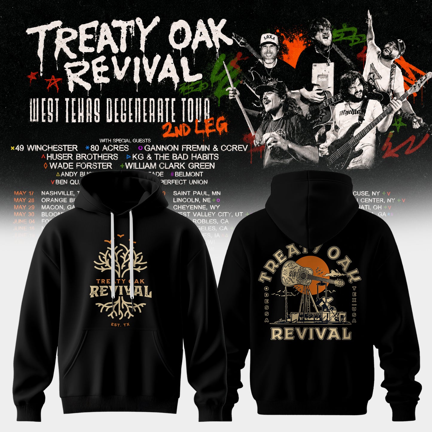 _ West Texas Degenerate Tour 2026 Hoodie