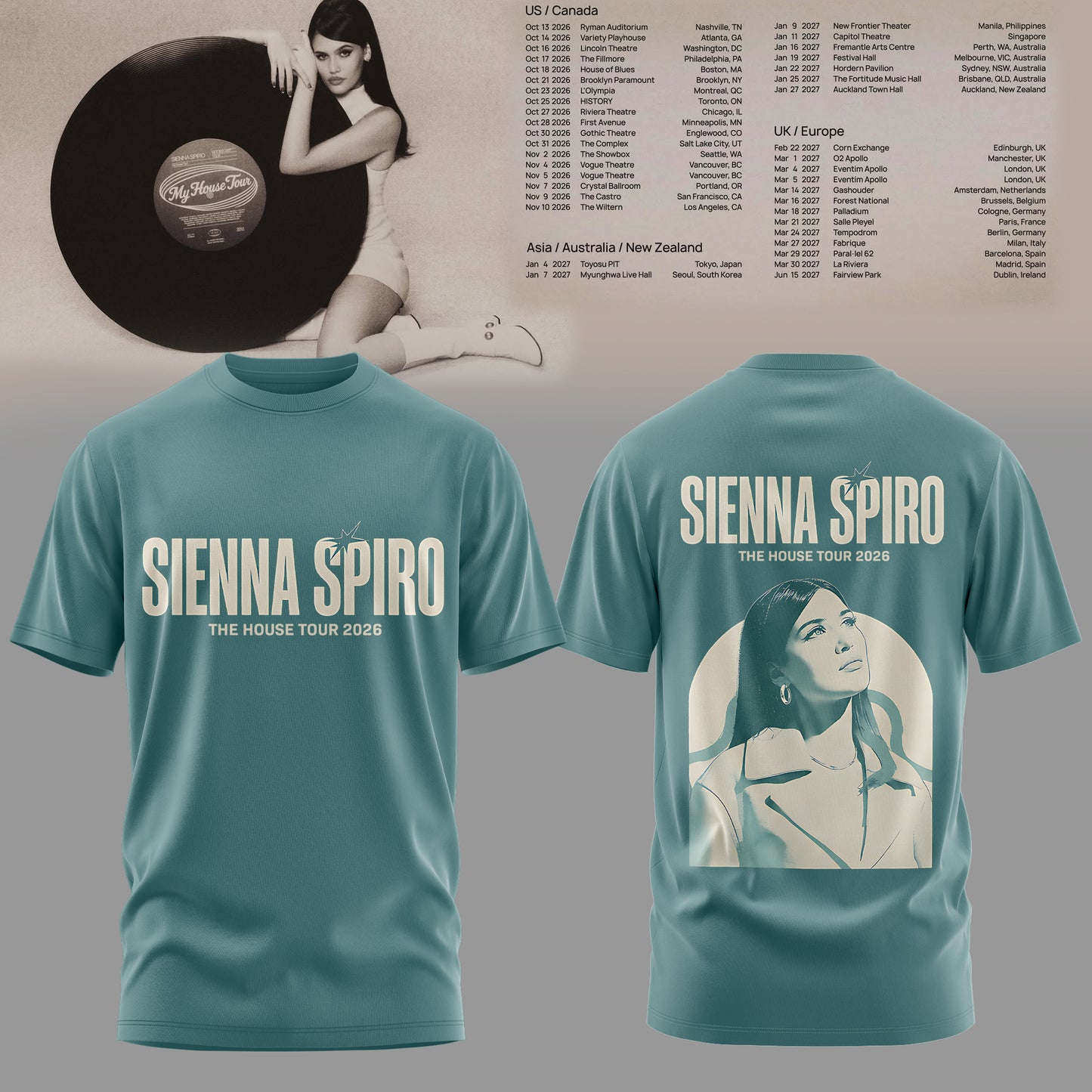 Sienna Spiro – My House Tour T-shirt