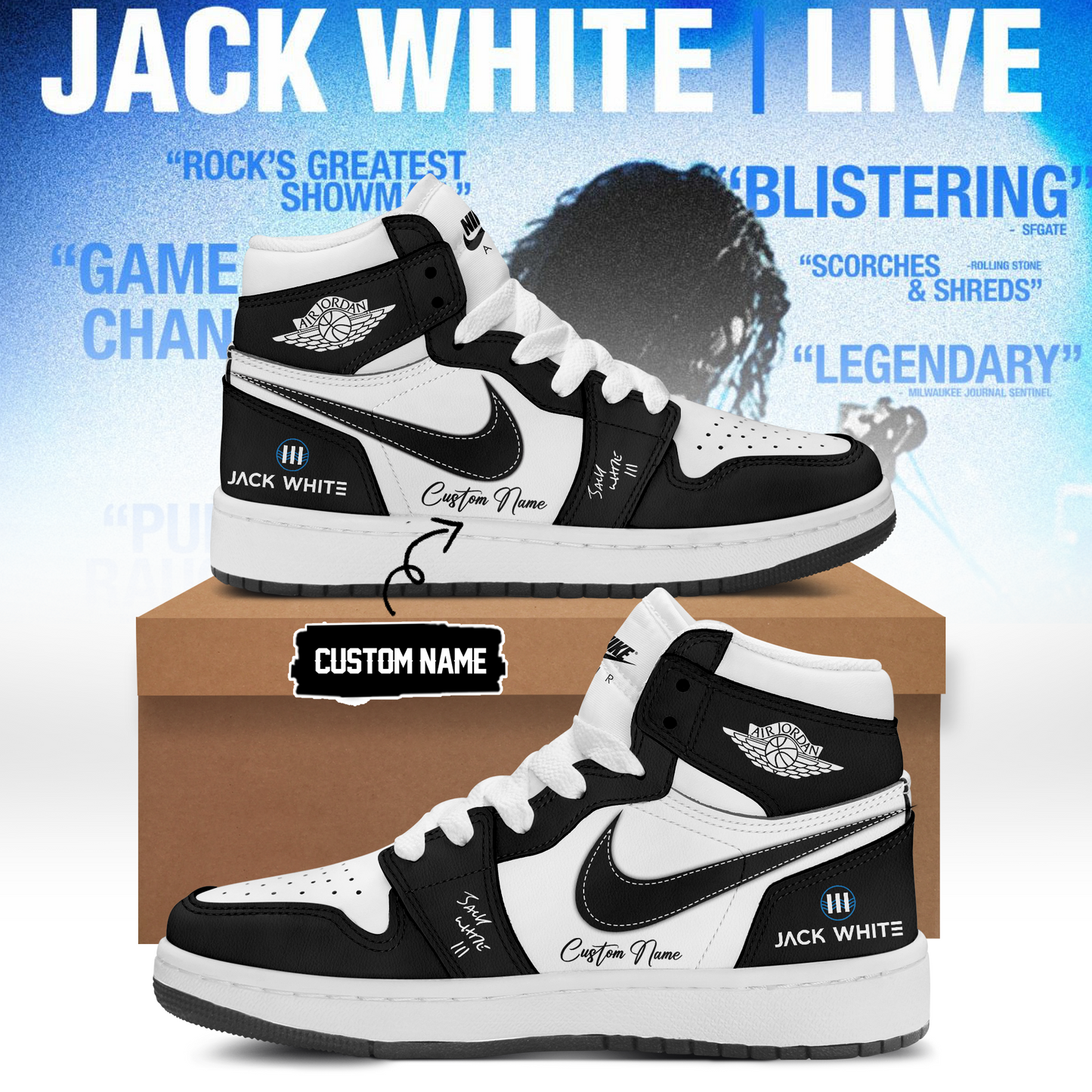 .Jack White Live 2026 Shoes