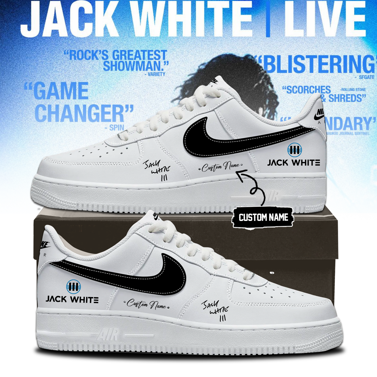 .Jack White Live 2026 Shoes