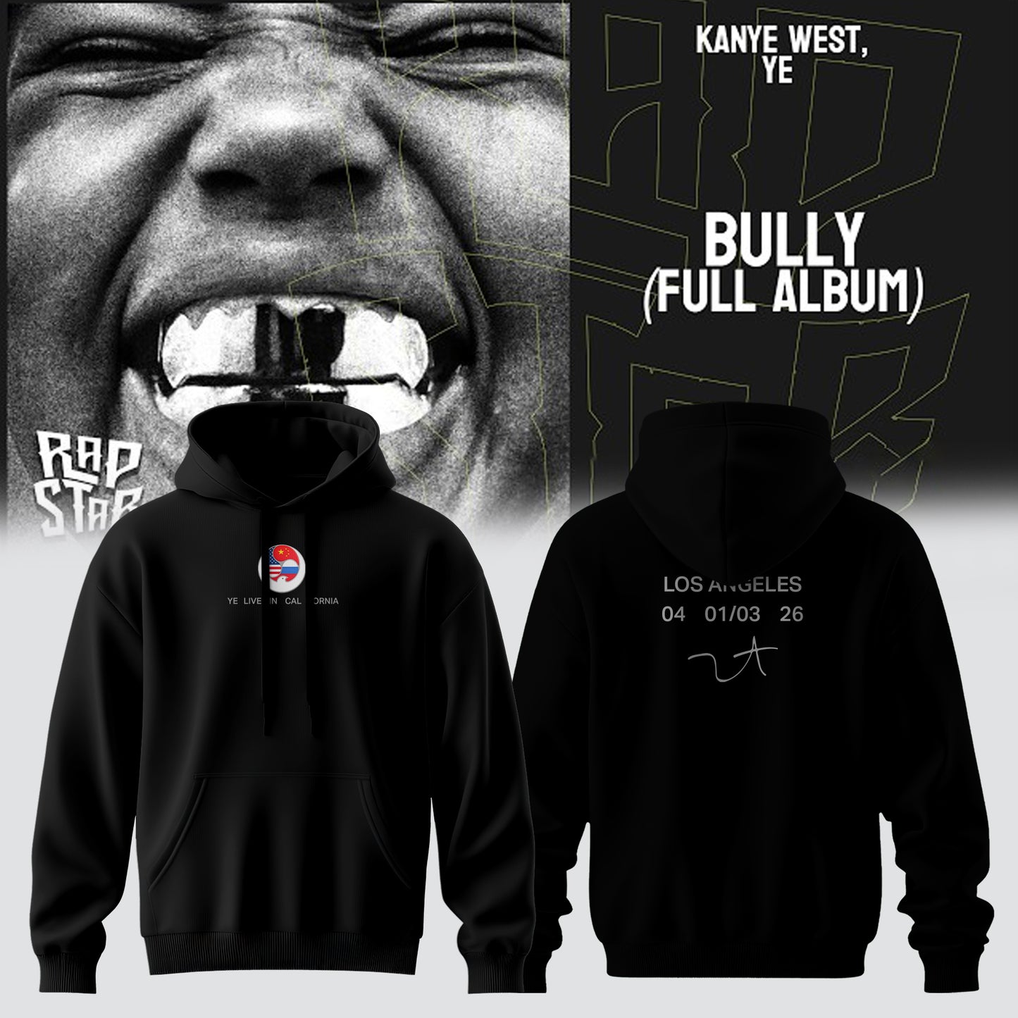 Ye 2026 tour Hoodie