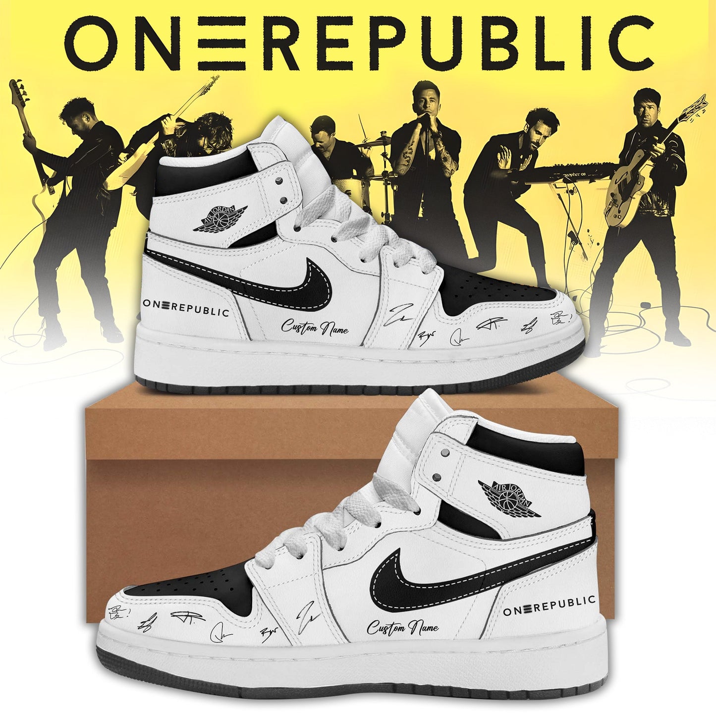 .OneRepublic Official Tour Shoes