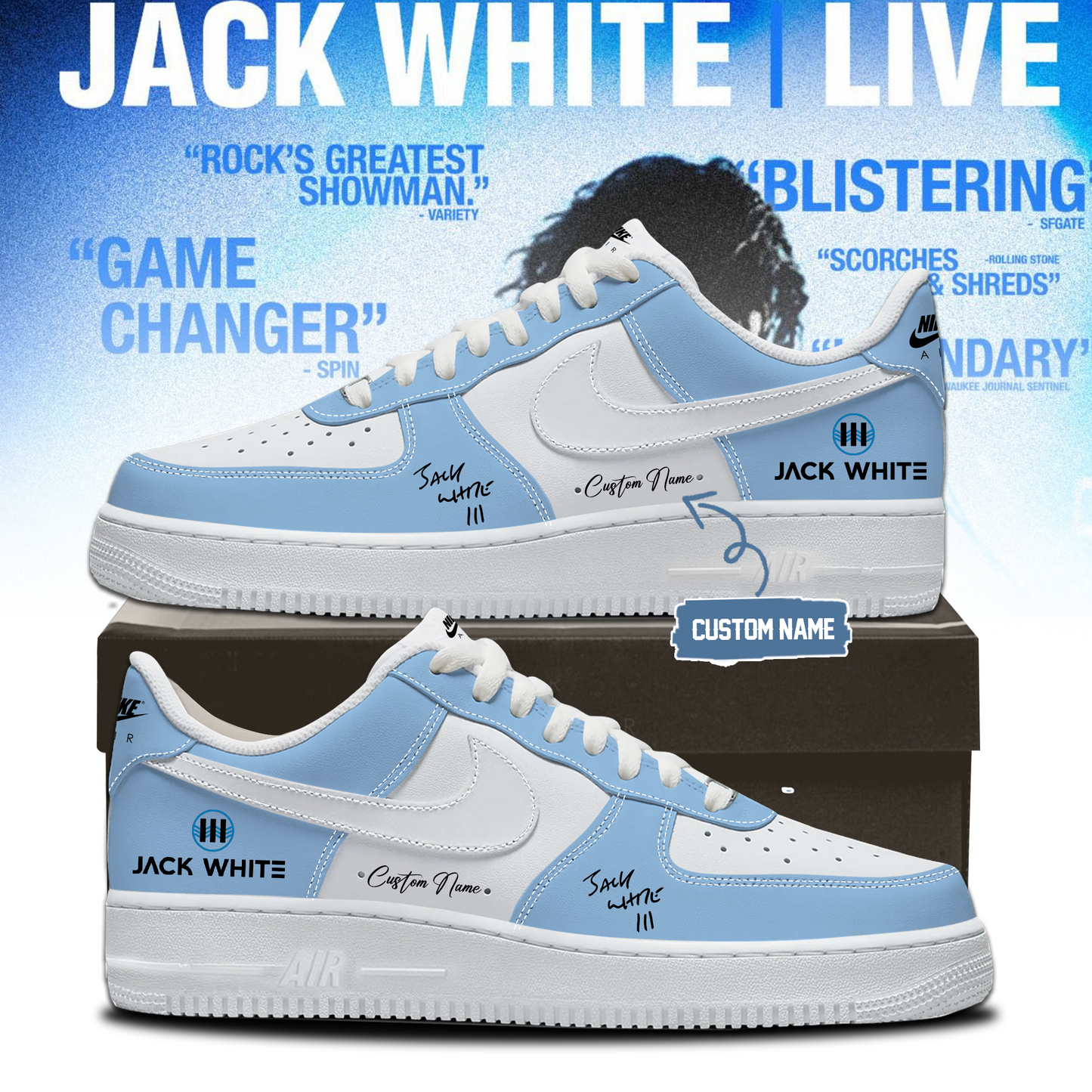 .Jack White Live 2026 Shoes