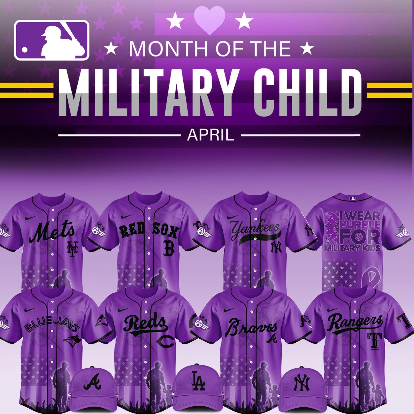 .Baseball x Month of the Military Child 2026 Jersey Limited Edition
