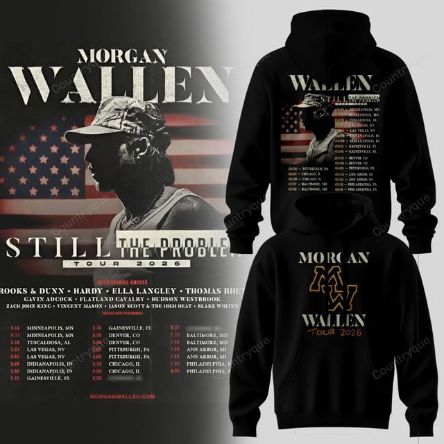 Morgan Wallen – Still The Problem Tour 2026 v3 Hoodie