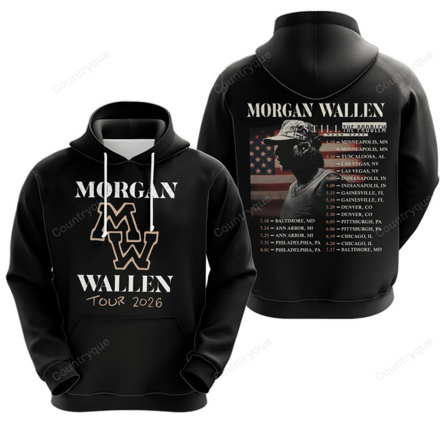 Morgan Wallen – Tour 2026 v3 Hoodie