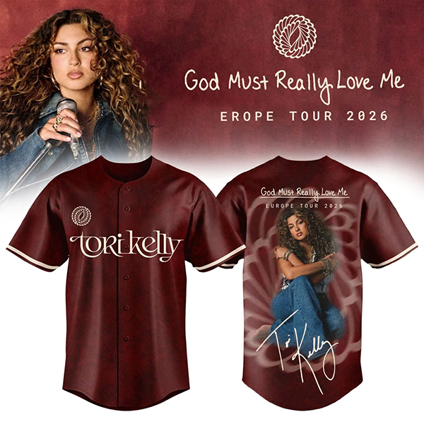 TK “God Must Really Love Me” Europe Tour 2026 Limited Edition Jersey