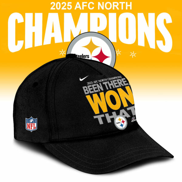 Pittsburgh Steelers 2025 AFC North Division Champions Limited Edition Zip Hoodie
