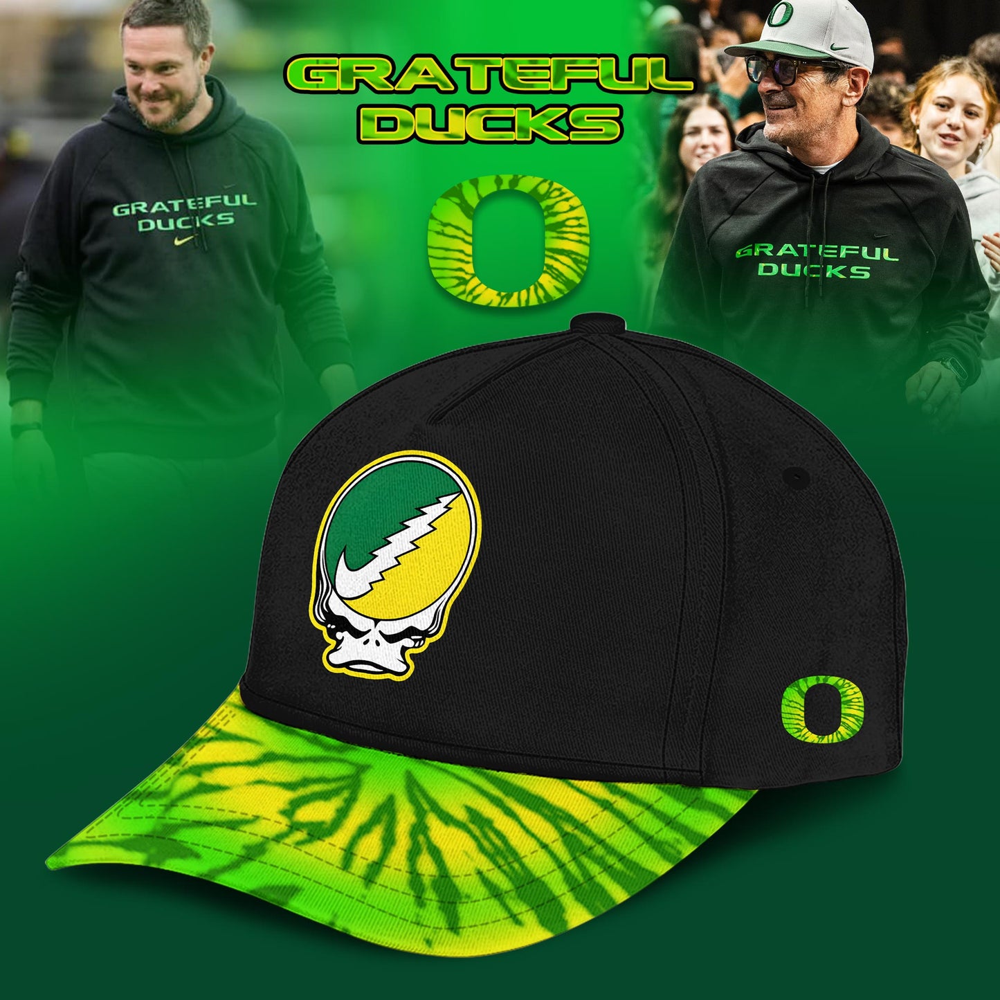 _Oregon Ducks x Grateful Dead 2025 Special Editions Hoodie