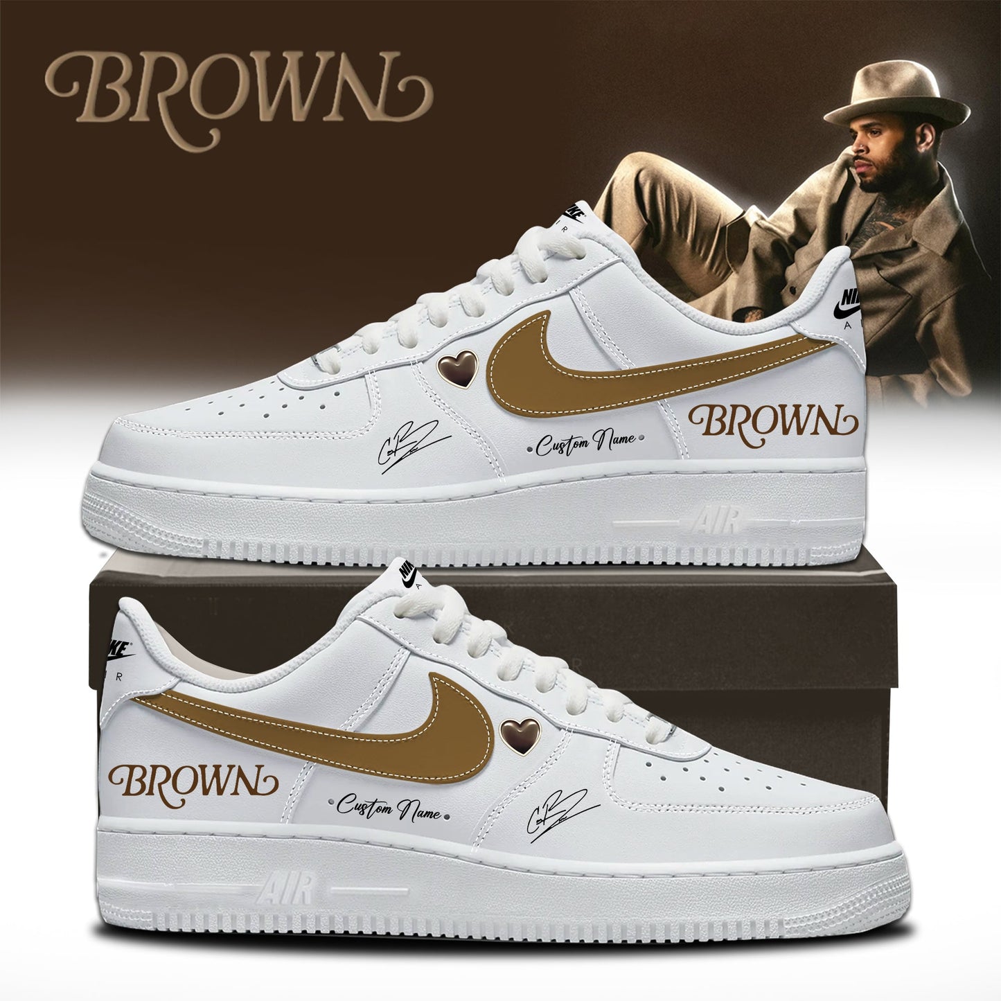 _.CHRIS BROWN’S BROWN ALBUM Shoes