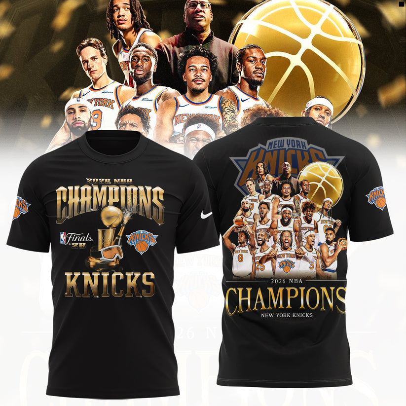 NY Knicks 2026 Finals Champions Limited Edition Locker Room Tshirt