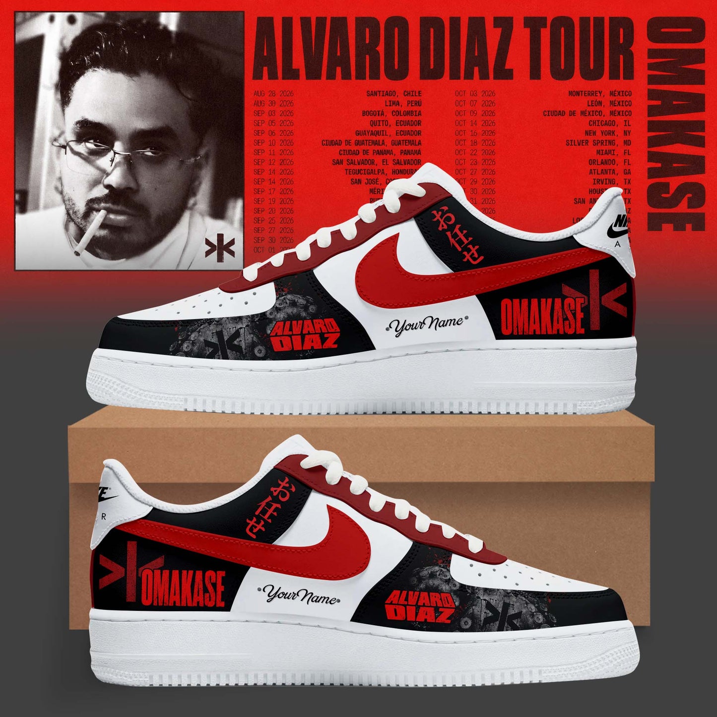 Álvaro Díaz Omakase 2026 Tour Merch