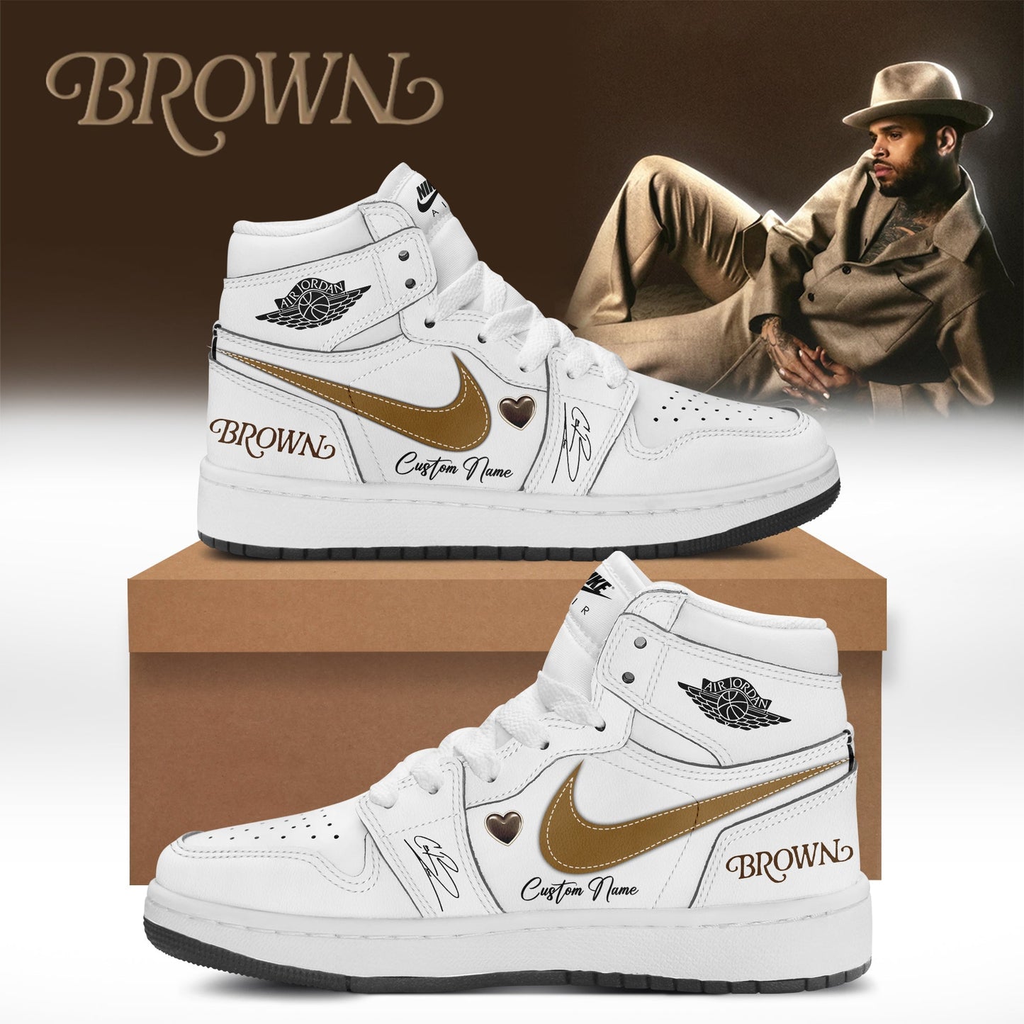 _.CHRIS BROWN’S BROWN ALBUM Shoes