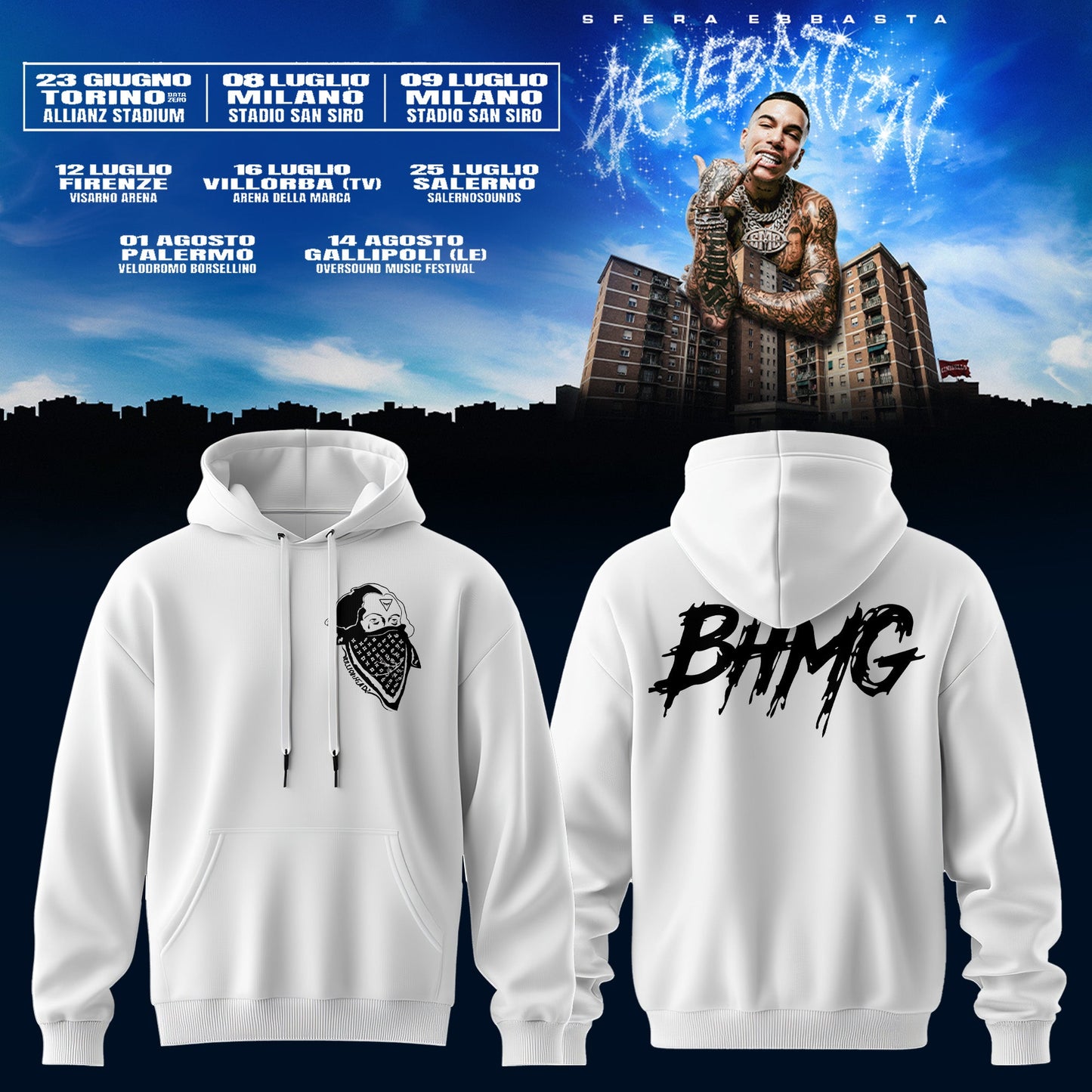 Sfera Ebbasta Tour 2026 Limited Hoodie