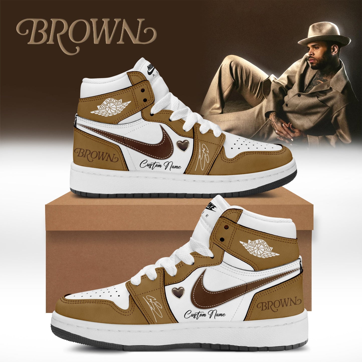 _.CHRIS BROWN’S BROWN ALBUM Shoes