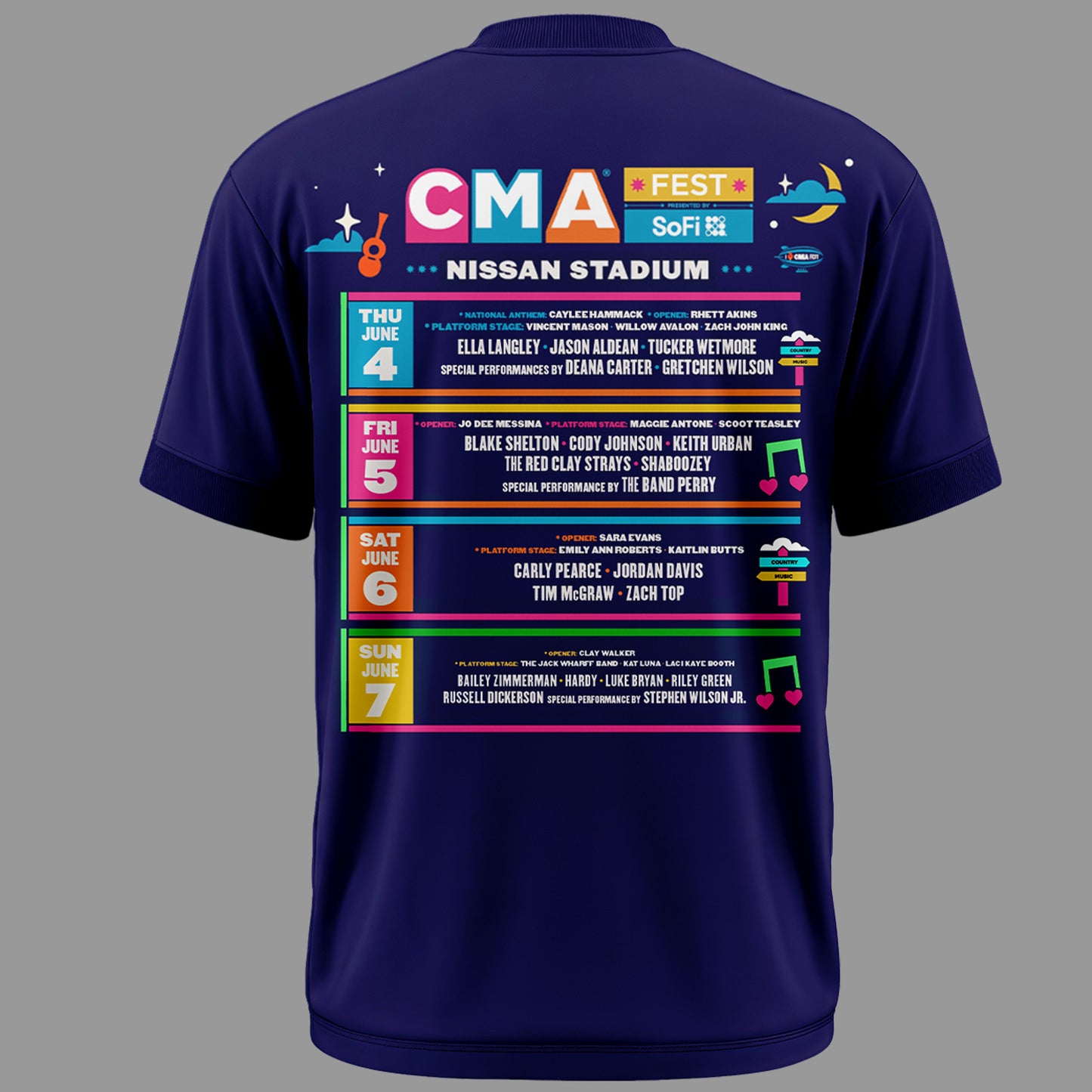 Limited Edition CMA FEST Tshirt 2026
