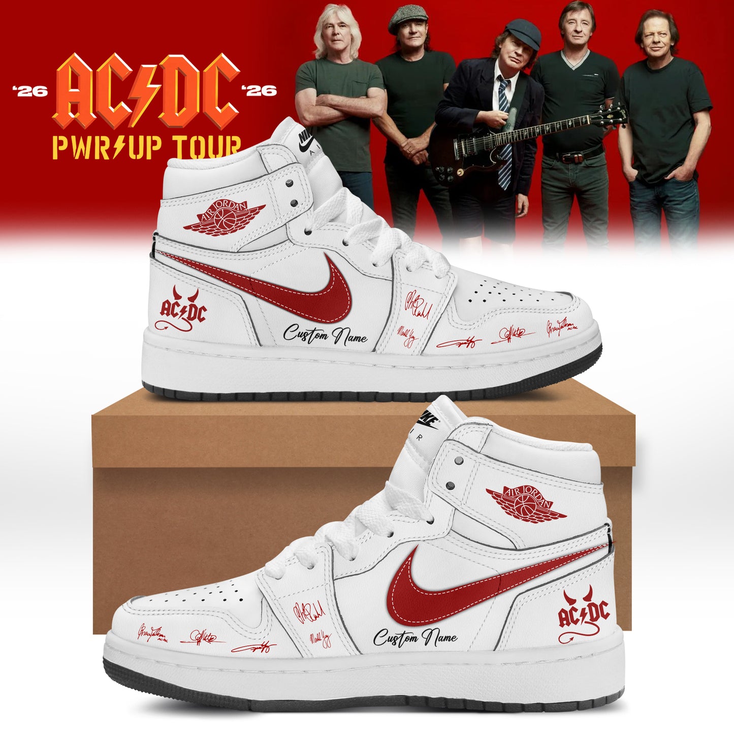 AC/DC ” Power Up Tour ” 2026 – Shoes 6