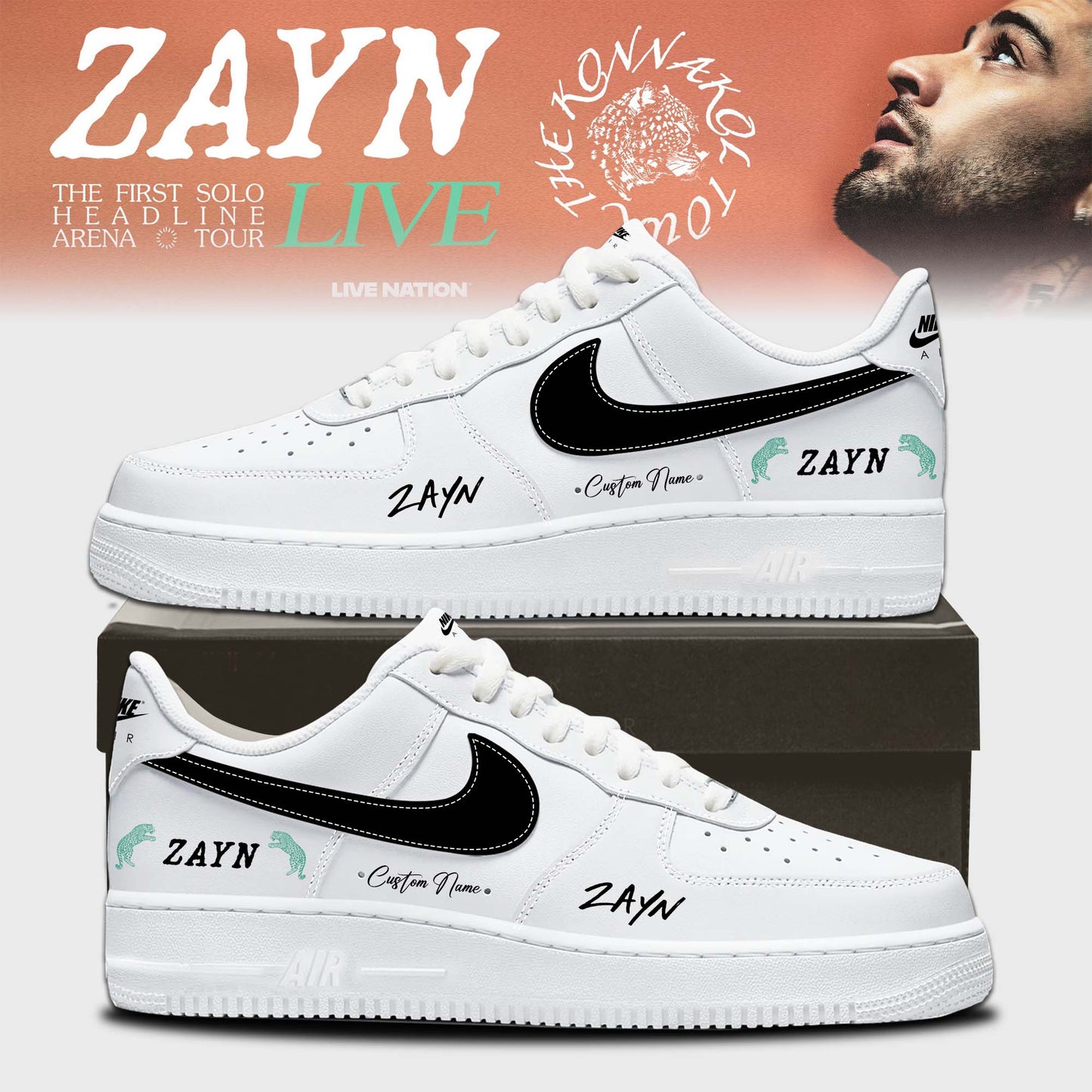 ,Zayn THE KONNAKOL TOUR signature Shoes 2