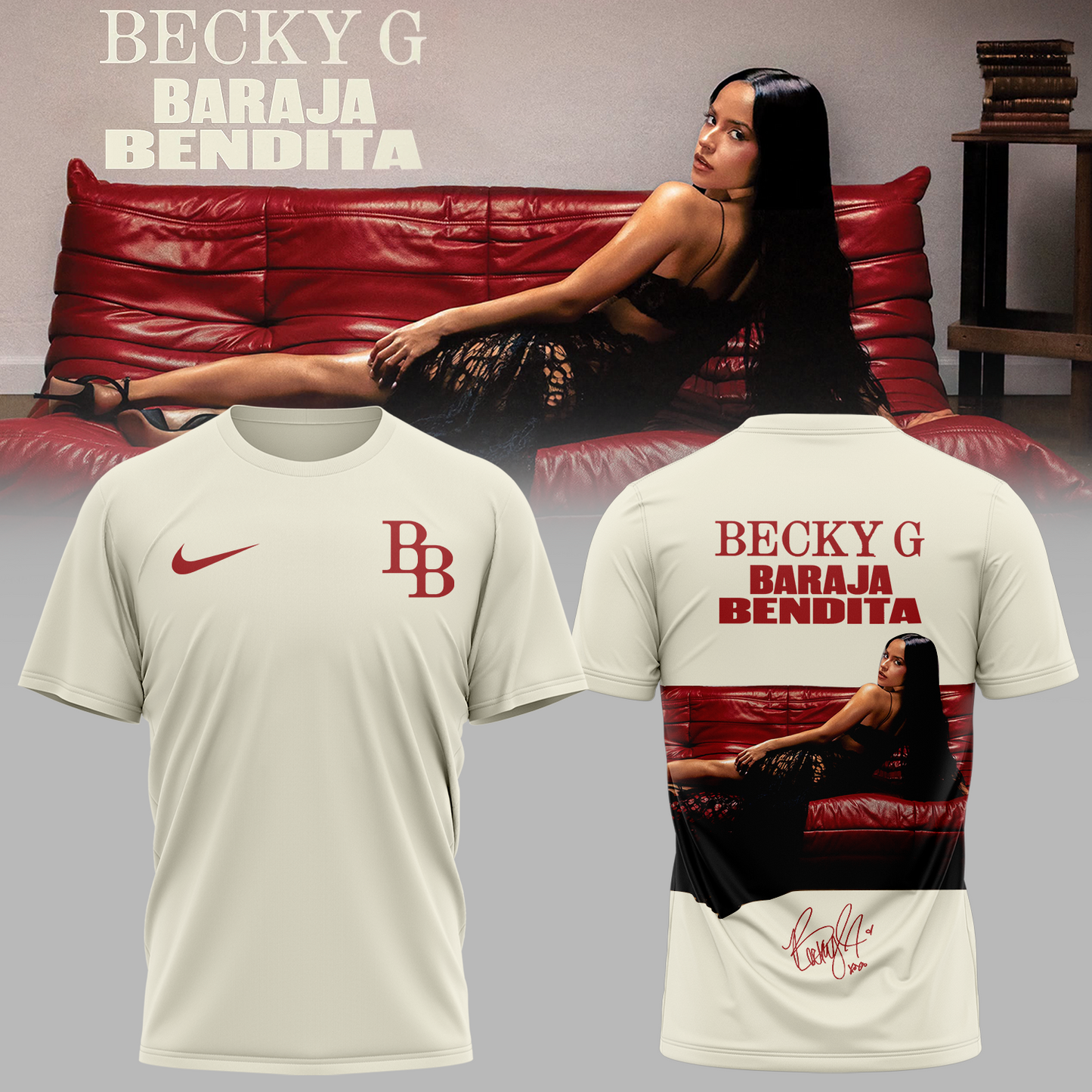 ..,Becky G – Baraja Bendita Signature Limited Edition T shirt