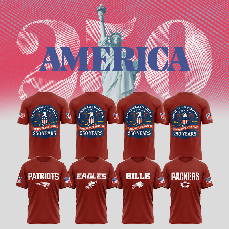 All Team Football America 250 TShirt, Gifts For Fans