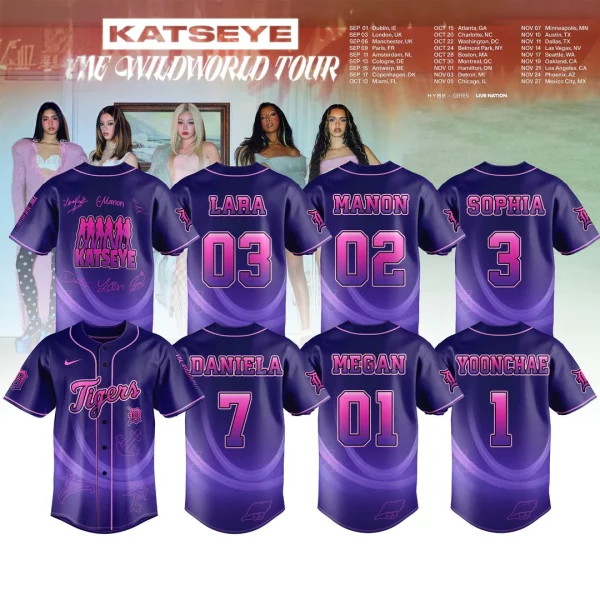 _KATSEYE: THE WILDWORD TOUR Exclusive Baseball Jersey