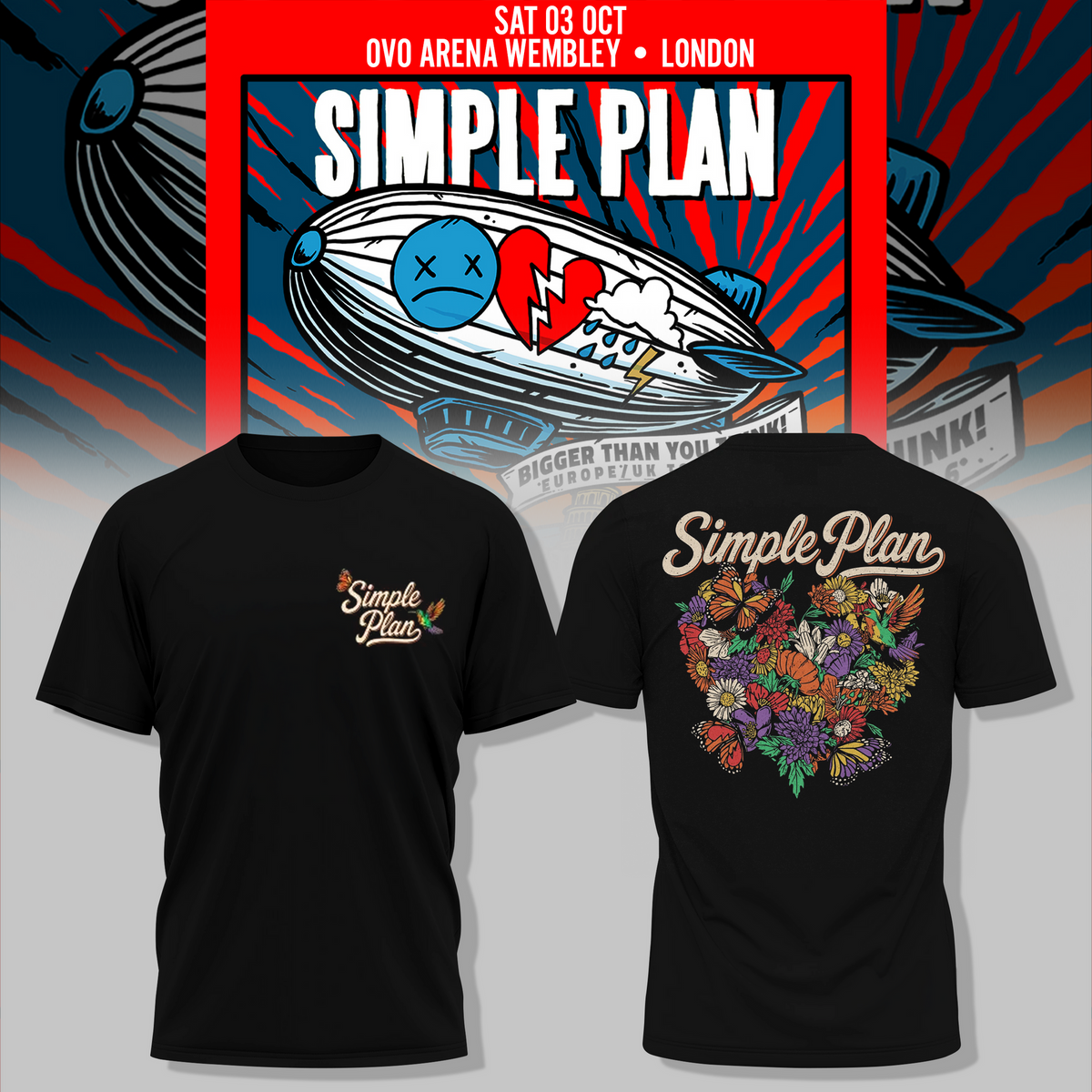 Bigger Than You Think! Tour 2026 London T-Shirt