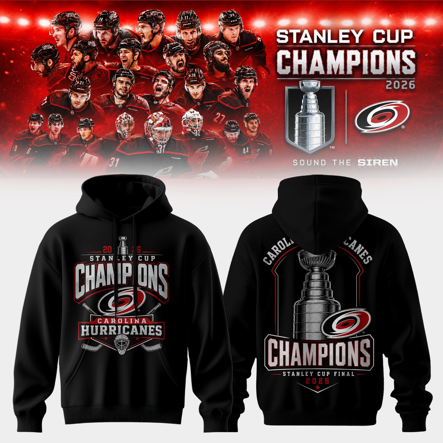 C Hurricanes 2026 Stanley Cup Champions