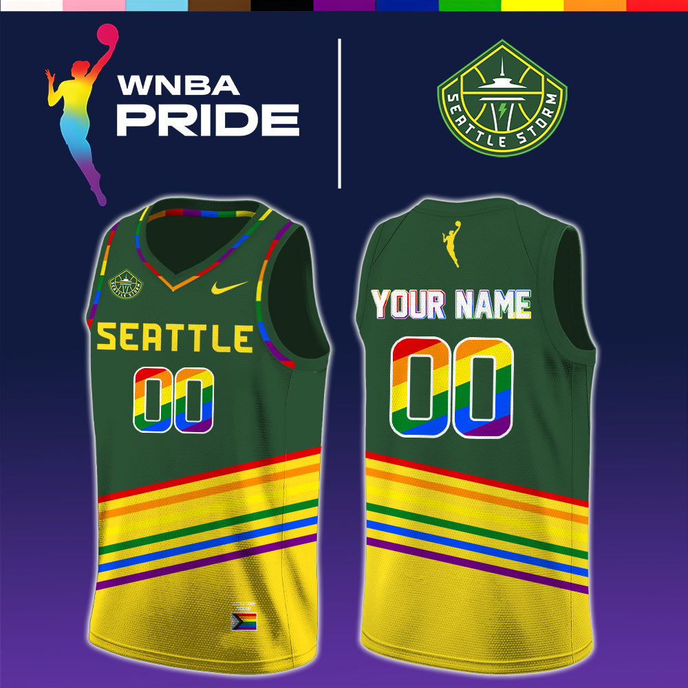 Seattle Storm 2026 WNBA x Pride Day Jersey Limited Edition