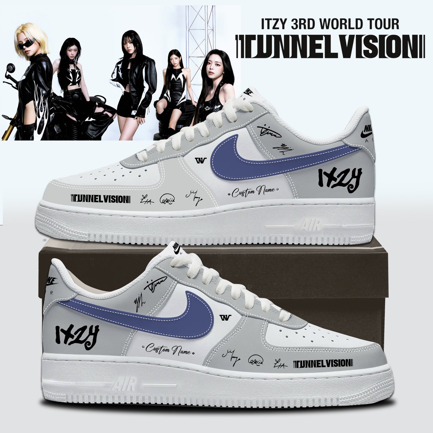 ,,,ITZY “Tunnel Vision” World Tour 2026 Limited Edition Signature – Shoes 1-2