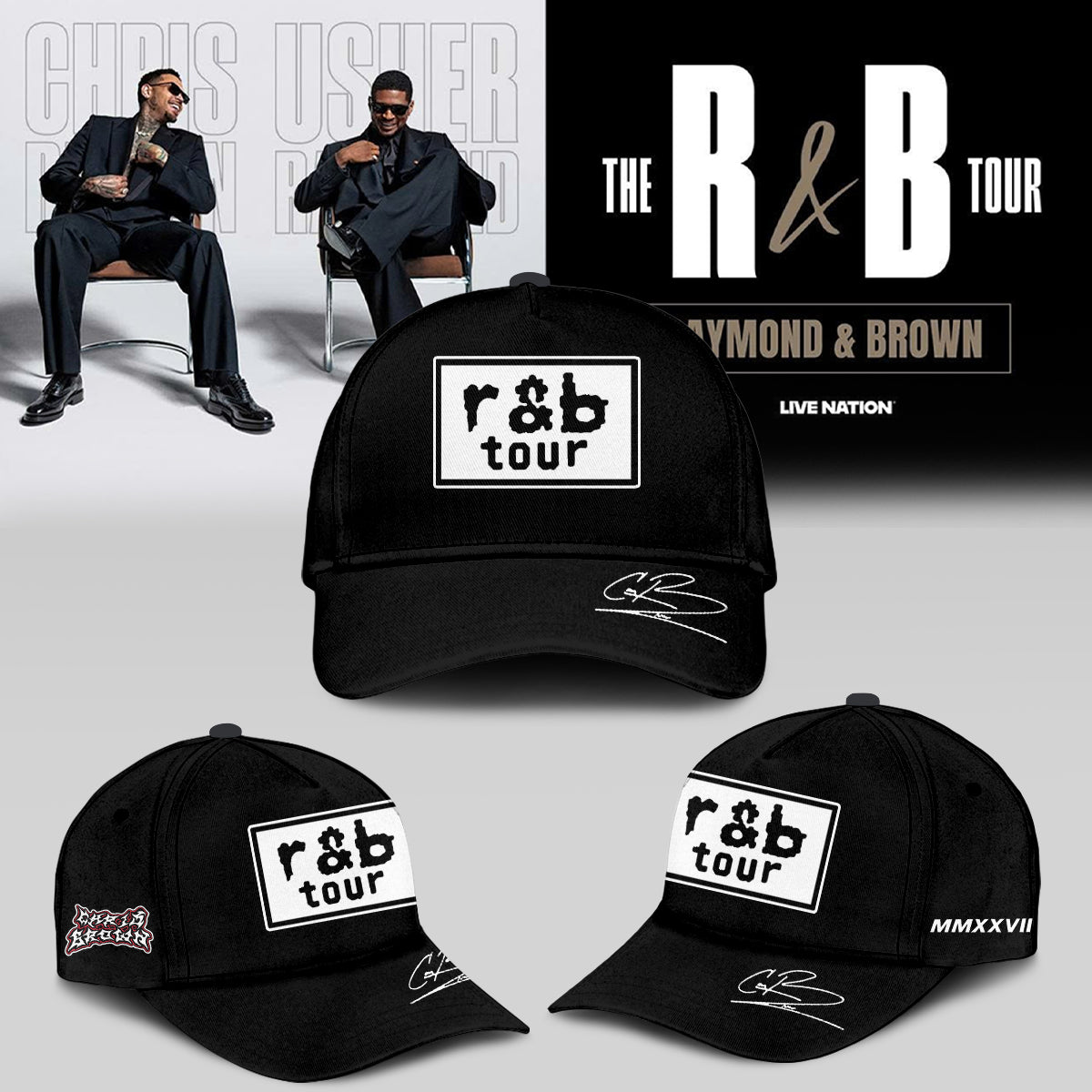 _,Official Chris Brown R&B Tour Signed Sweatshirt
