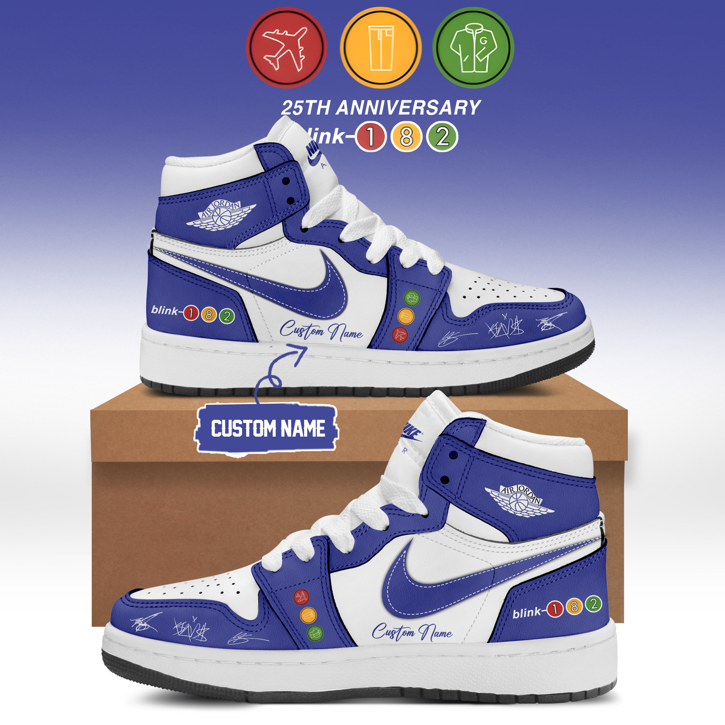 _Blink-182 Anniversary Collection -Limited Edition Signature Shoes 1-