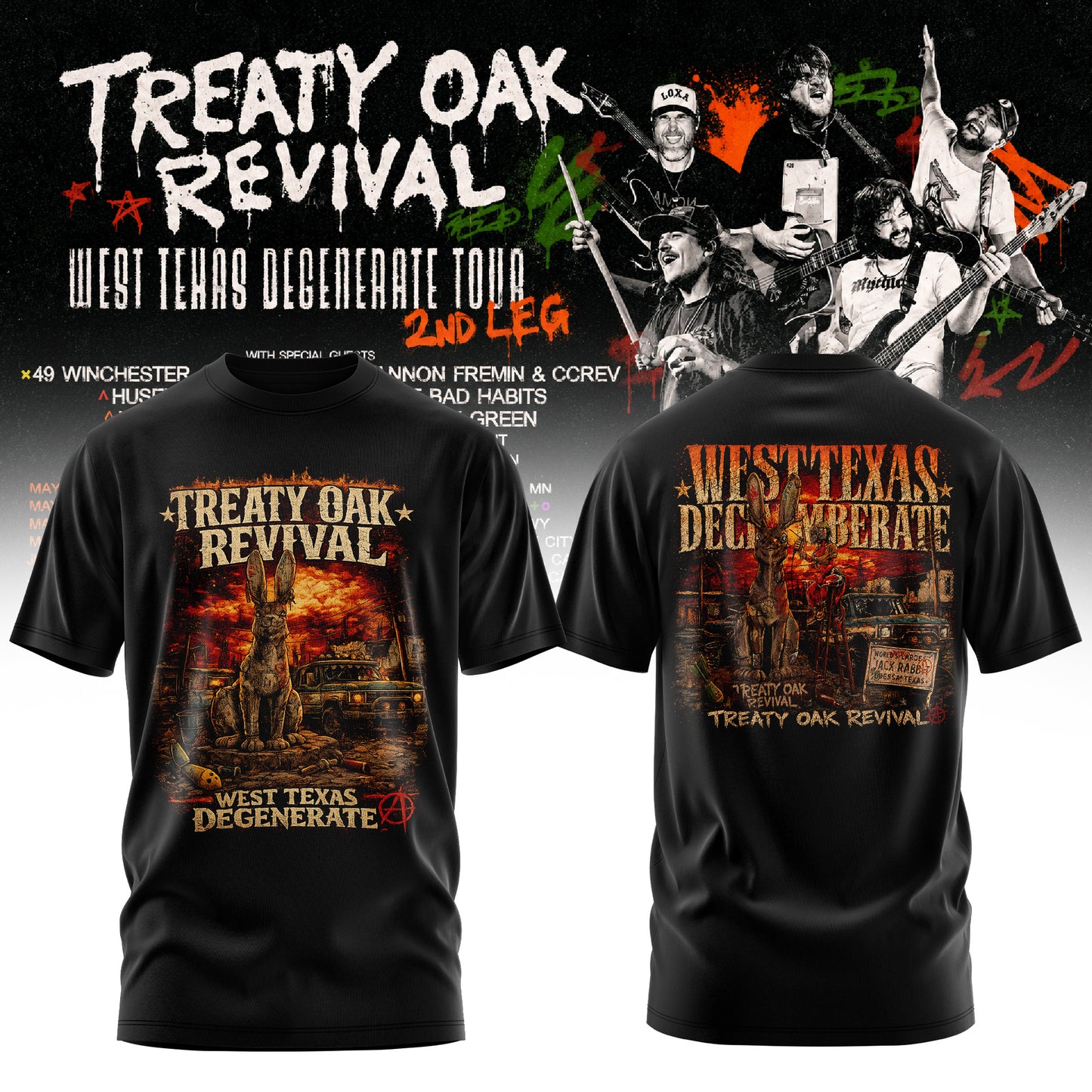_ West Texas Degenerate Tour 2026 Edition Tee