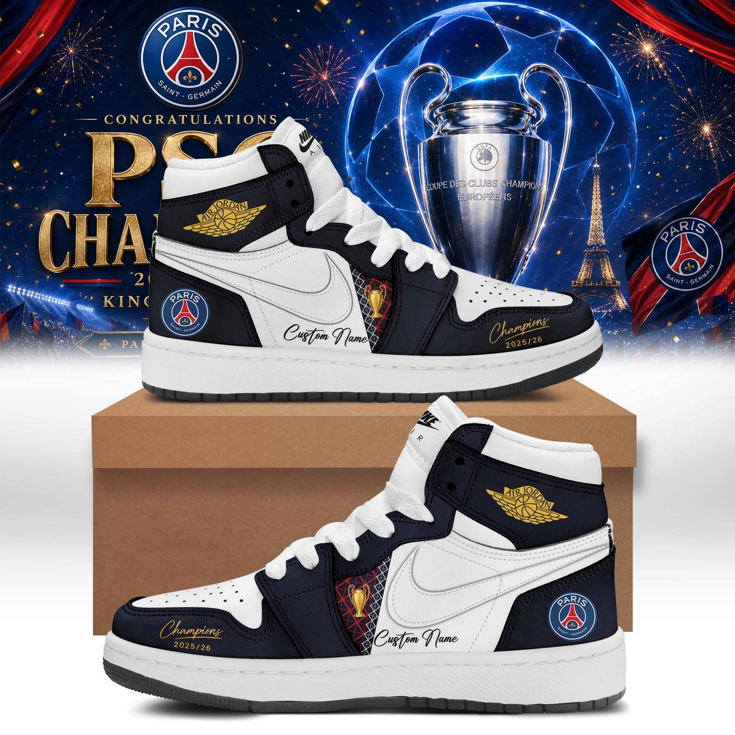 PSG Champions League Winners 25/26 Shoes