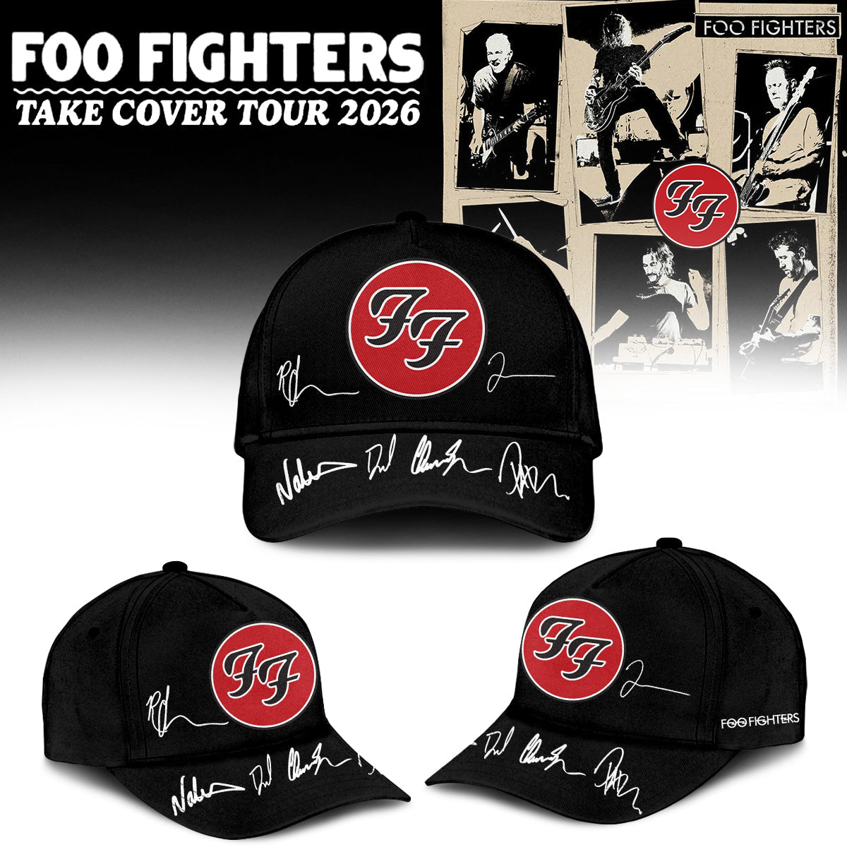 FF ”Take Cover Tour 2026” Limited Edition Signature – Zip Hoodie