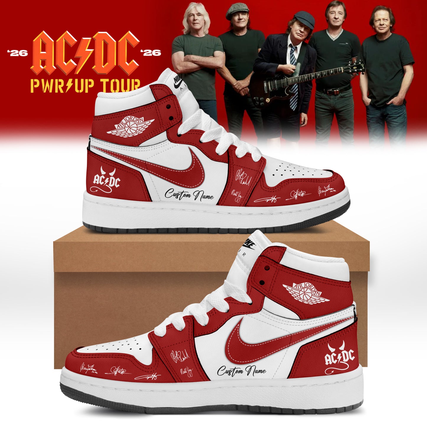 AC/DC ” Power Up Tour ” 2026 – Shoes 5