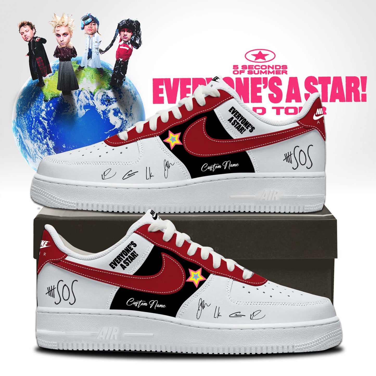 5SOS EVERYONE’S A STAR! World Tour Shoes 4