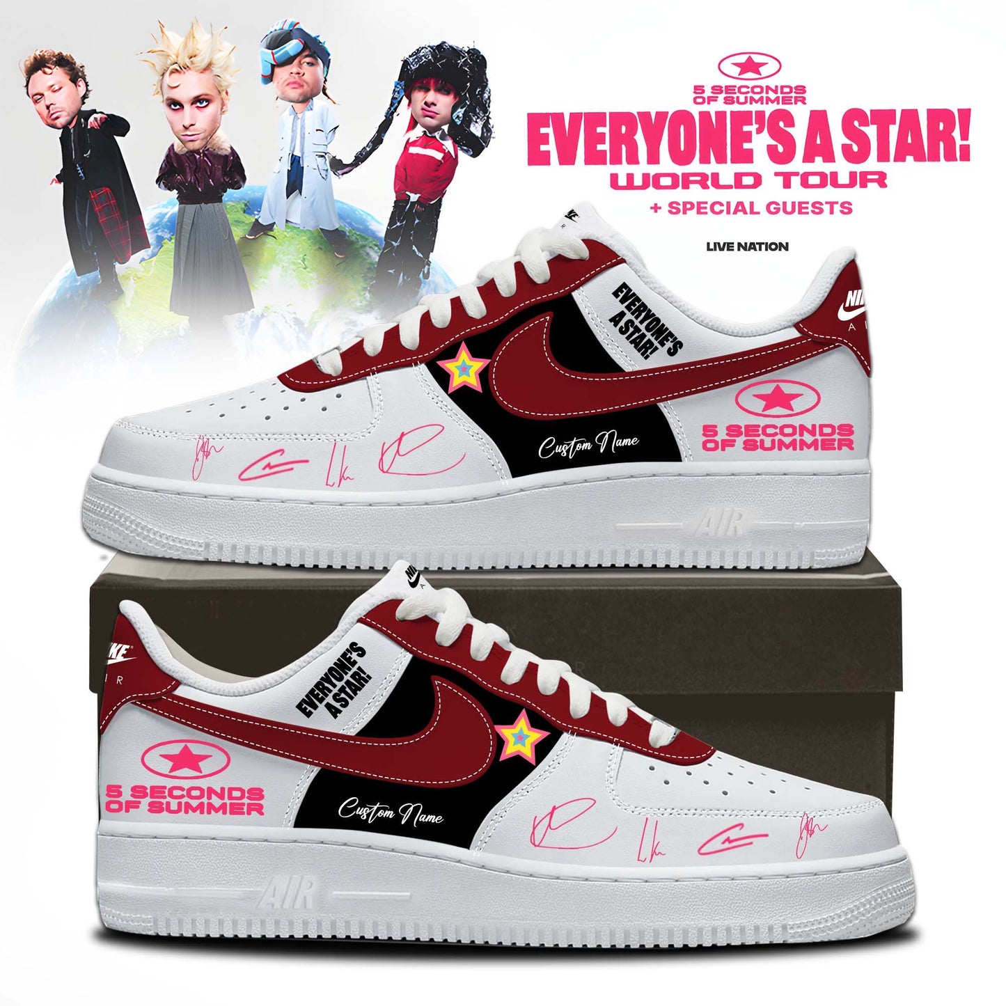 5SOS EVERYONE’S A STAR! World Tour Shoes 4