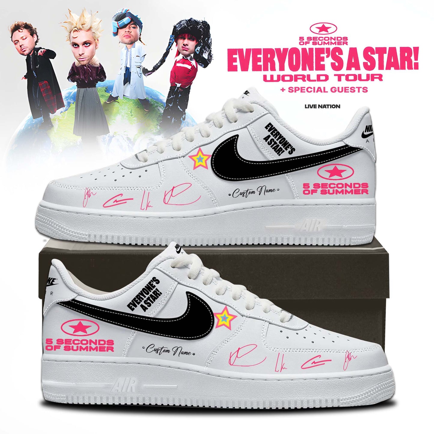 5SOS EVERYONE’S A STAR! World Tour Shoes 4