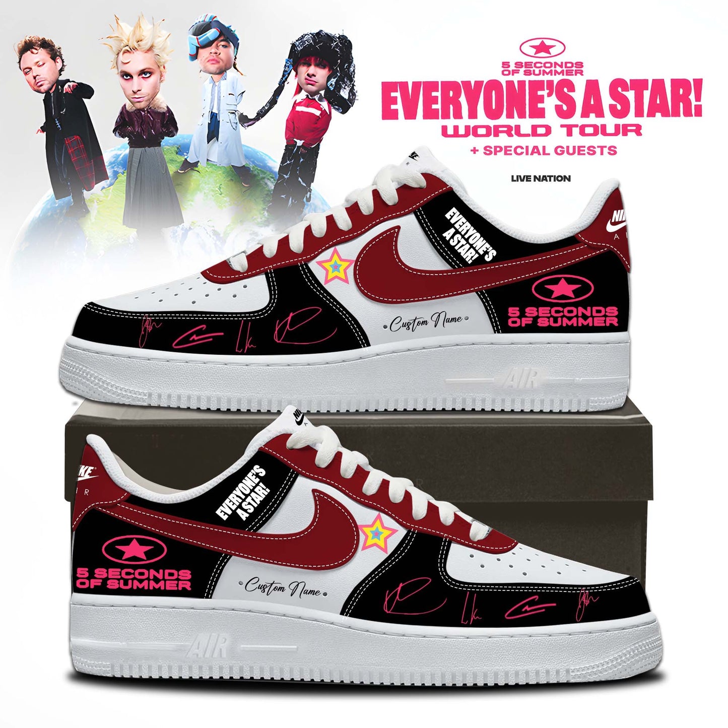 5SOS EVERYONE’S A STAR! World Tour Shoes 4
