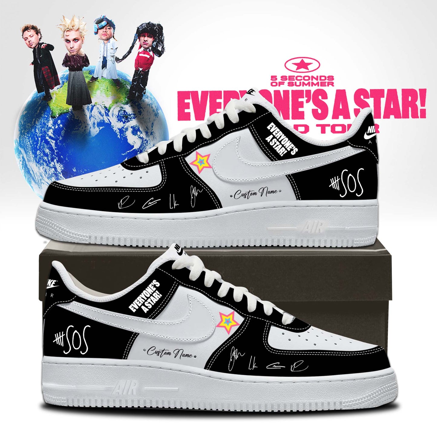 5SOS EVERYONE’S A STAR! World Tour Shoes 4