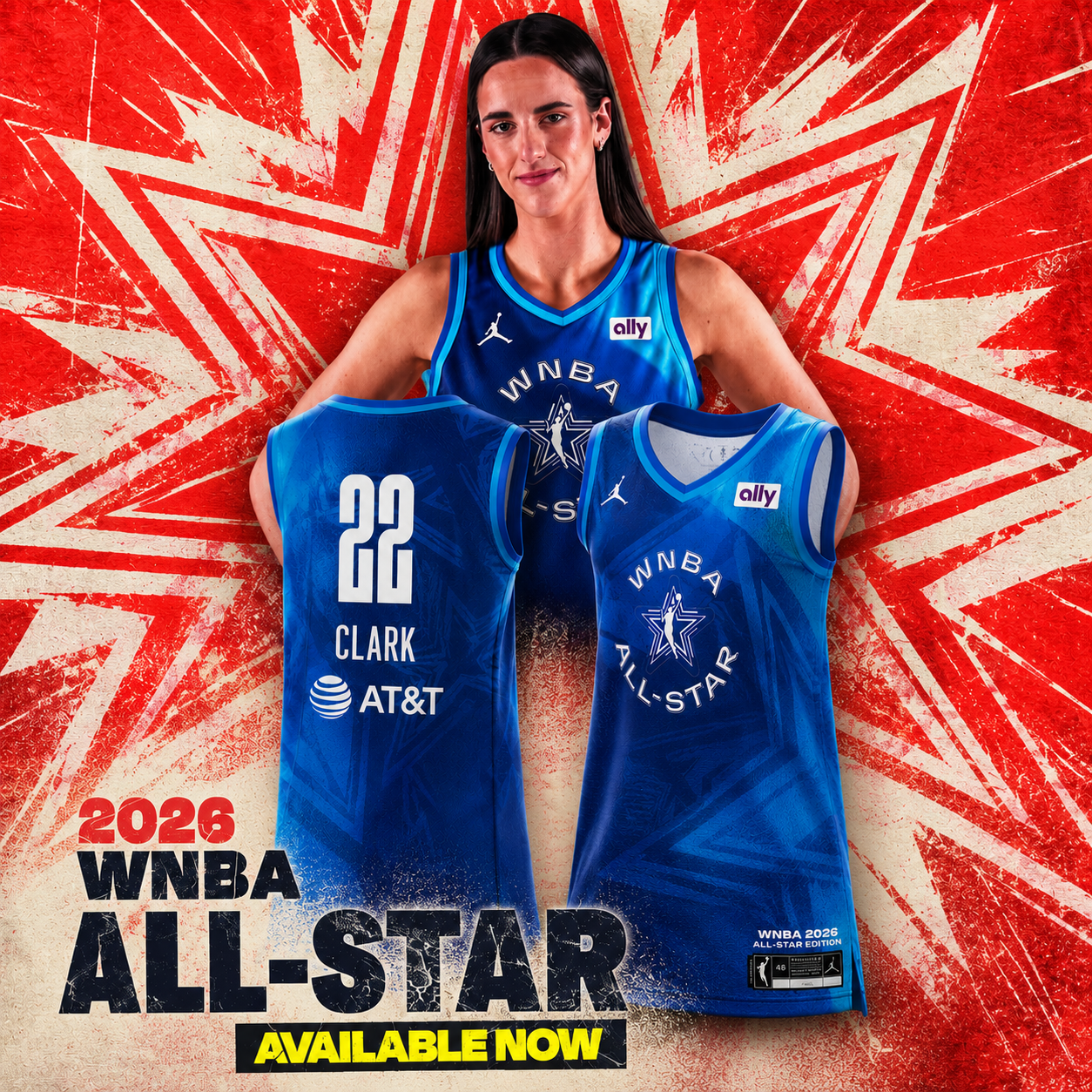 Caitlin Clark 22 All-Star 2026 Jersey Limited Edition