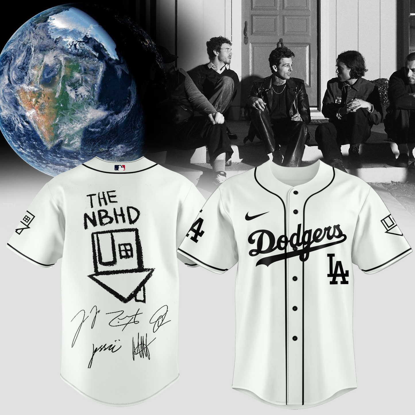 .BASEBALL ALL TEAMS x The Neighbourhood’s THE WOURLD TOUR signed Jersey